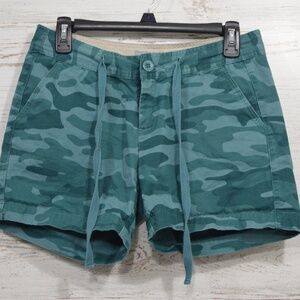Gander Mountain Guide Series Blue Camo Shorts Sz 2